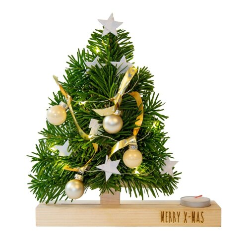 Brievenbus mini kerstboompje